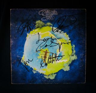 Yes Autographed Fragile Album Steve Howe Chris Squire Alan White Geoff Downes,  1