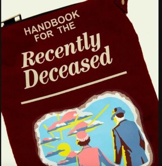 Beetlejuice Handbook For The Recently Deceased Book Crossbody Passport Bag 2