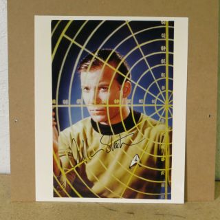 William Shatner Star Trek Signed Autographed 8 X 10 Color Photo W/coa