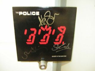 The Police Signed Ghost In The Machine 1981 Sting 3 Members