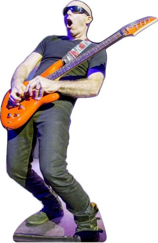 Joe Satriani - Rock Guitarist - Life Size 68 " Tall Cardboard Cutout Standee