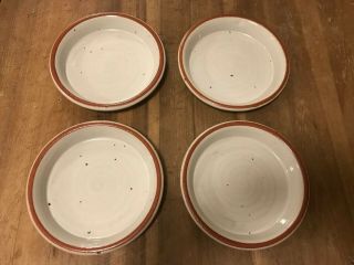 Set of 4 Dansk BLT Ruststone Salad Plates Niels Refsgaard NR Japan 6