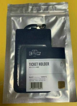 Bts 5th Muster Magic Shop Ticket Holder Photo Card Official Seoul Blue Fc