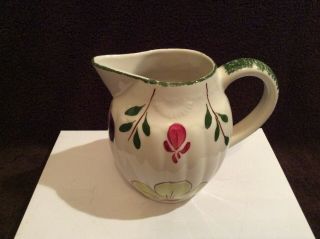 1940s Hand Painted Blue Ridge Southern Potteries Pitcher - 32 Ounce