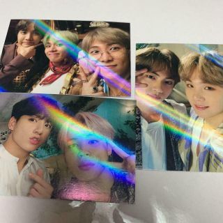 Bts 5th Muster Magic Shop Ticket Holder Photo Card Official Seoul 3 Set V Rm Jin