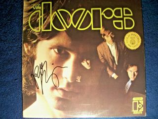 The Doors Robby Krieger " Self Titled Debut " Autographed Album Cover Rare