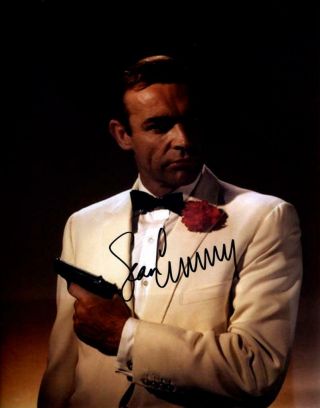 Sean Connery Signed 11x14 Photo Autographed,