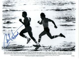 Carl Weathers - Hand Signed Autograph Photo 8x10 " - Rocky 3 -