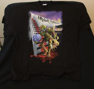 Iron Maiden The Final Frontier World Tour Concert Shirt 2011 2xl Tampa Fl