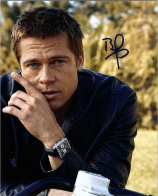 Brad Pitt 8x10 Autographed Photo Signed Picture And