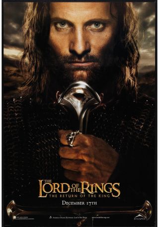 The Lord Of The Rings The Return Of The King Orig Rolled One Sheet Movie Poster