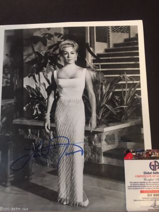 Lana Turner Signed 8x10 Photo 2 