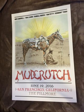 Mudcrutch With Tom Petty Poster - The Tabernacle - Atlanta,  Ga 6/2/16