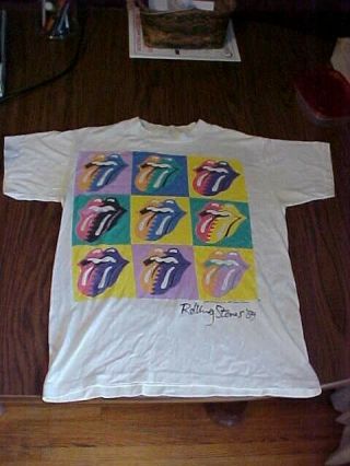 Rolling Stones 1989 North American Tour Concert T - Shirt