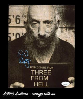 Autographed 8x10 Photo - Sid Haig (three From Hell) - Jsa Certified