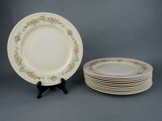 12 Vintage Homer Laughlin Georgian Eggshell Dinner Plates E44n6