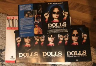 Dolls Vestron Video Rental Promotional Package Standee Envelope Big Picture