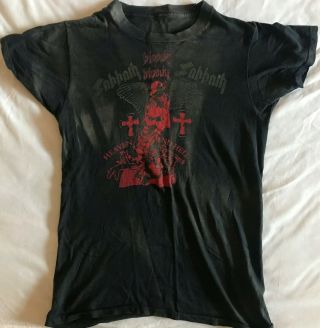 Black Sabbath Vintage T - Shirt - Heaven And Hell 1980 -