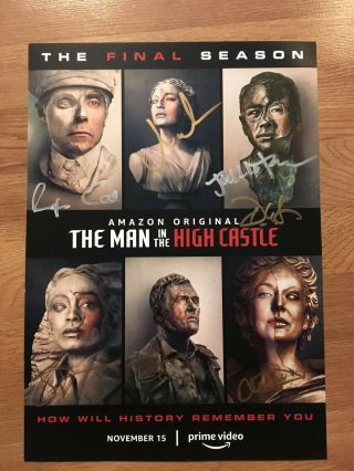 Sdcc 2019 Exclusive Man In The High Castle Final Season Cast Signed Print