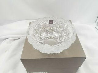 Waterford Crystal Monique Lhuillier 7 " Scalloped Edge Sunday Rose Bowl