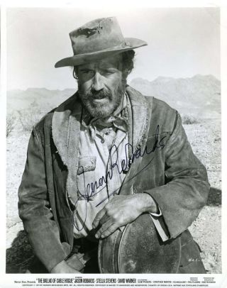 Jason Robards Hand Signed Psa Dna 8x10 Photo Autographed Authentic