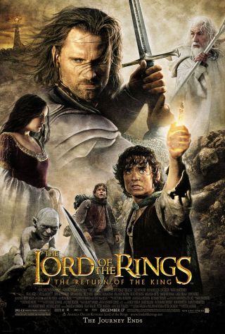 Lord Of The Rings Return Of The King Movie Poster 2 Sided Final 27x40