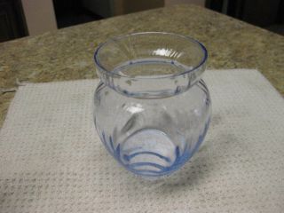 Cambridge Glass Blue Caprice 4 " Vase