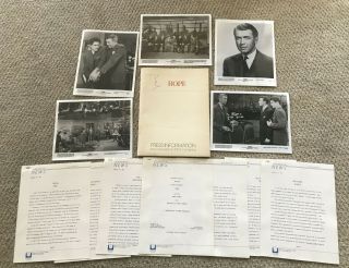 Exc Orig Rope Alfred Hitchcock Universal Press Kit 5 Photos & Releases 1948/1983