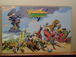 Vintage 1993 Cadillacs And Dinosaurs Poster 11109