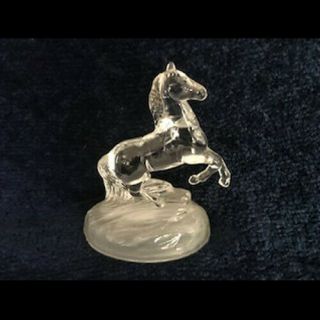 Clear Glass Horse Figurine Owned By Davy Jones Monkees