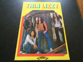 Thin Lizzy Rocktober /fighting Uk Tour Programme 1975