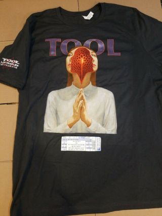 Tool Band Shirt Xxl Chicago 2019 Limited Art From Poster Concert Ticket Stub
