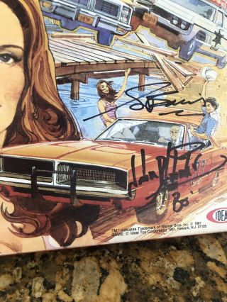 The Dukes Of Hazzard Board Game General Lee Autographed George Barris Ideal 2