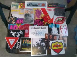Pearl Jam 21 Stickers Please Look At Pictures