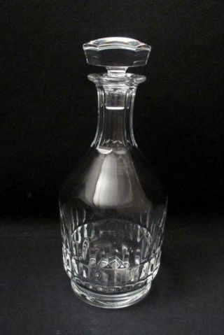 Baccarat French Cut Crystal Canterbury Decanter Bottle Vintage France