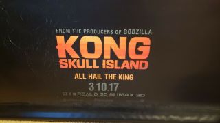 Kong Skull Island (2017) 5 ' x 8 ' Vinyl Movie Theater Lobby Banner 8