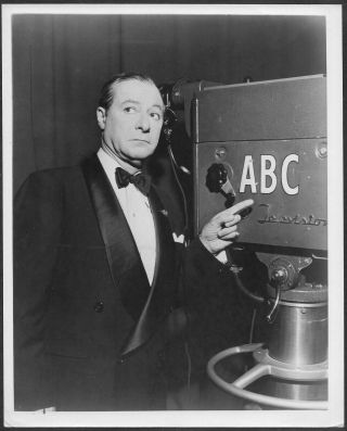 George Jessell 1950s Tv Promo Photo Leisure Time 1950s Tv Camera