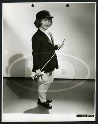 1938 20th Fox Keybook Photo - Shirley Temple Riding Outfit From Corner