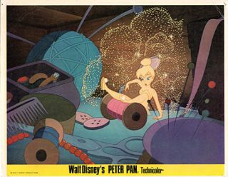 Peter Pan Walt Disney Lobby Card Tinkerbell Rare
