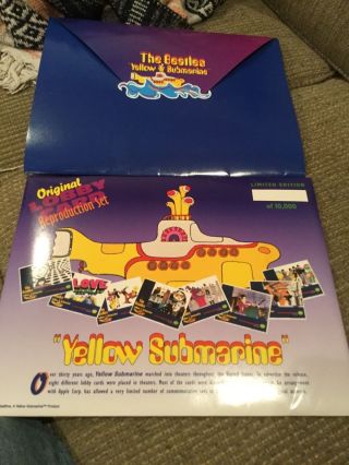 Yellow Submarine R99 Lobby Card Set Beatles Great