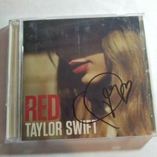 Taylor Swift Signed Red Cd Album Booklet Autograph