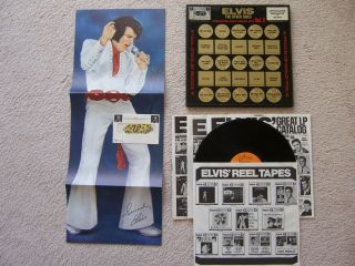 1971 Elvis Presley Worldwide Hits Vol.  2 The Other Sides W/ Wardrobe Swatch