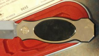 Vintage Stanley Mouse Collector Knife With Metal Case and 7