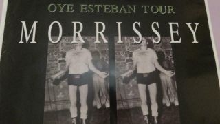 MORRISSEY OYE ESTEBAN TOUR BIG GREEK POSTER RODON LIVE ATHENS GREECE NOV.  1999 5