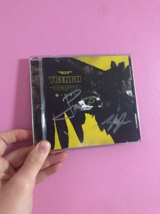 Twenty One Pilots Signed Autograph Cd Booklet Trench