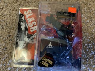 Rare Out Of Print Mcfarlane Toys Slash Guns N Roses Figure With Gibson Les Paul