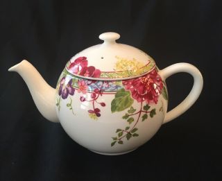 Millefleurs Gien France China Tea Pot Teapot