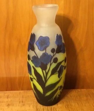Gorgeous Large Floral Galle Tip Vase