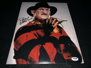 Robert Englund Signed 11x14 Photo Nightmare On Elm Street Psa Jsa Freddy Krueger