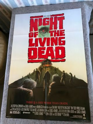 Night Of The Living Dead 1990 1 Sheet Movie Poster 27 " X40 " (vf) Romero